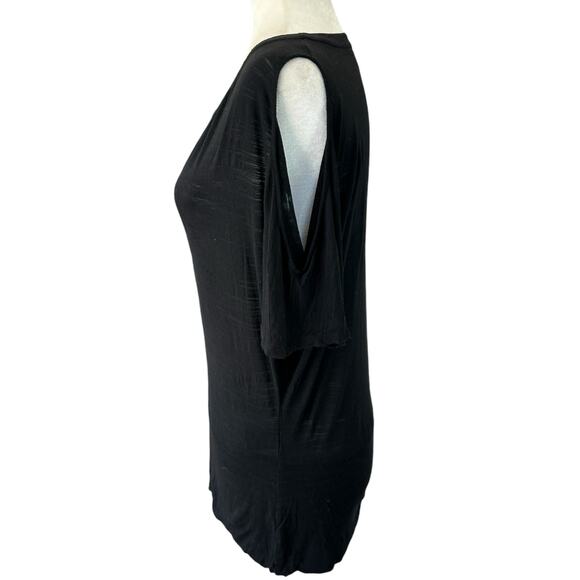 Lafayette 148 Top Large Black Minimalist Quiet Luxury Basics Casual Goth Classic - Picture 13 of 16